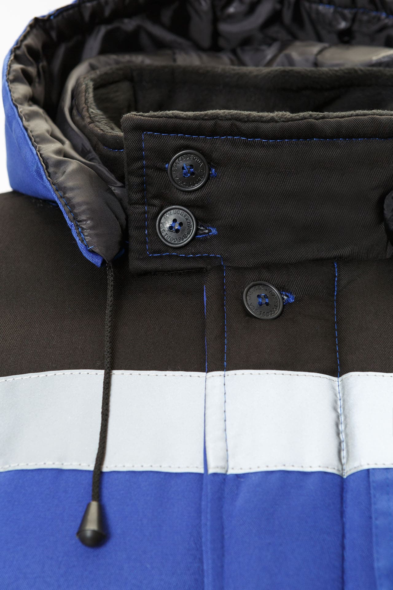 5034998 Костюм КОММУНАЛЬЩИК НЬЮ утепленный василек черный  Зимняя спецодежда  размер 48-50/170-176  - Вид №7