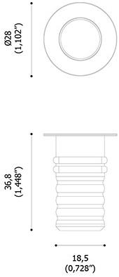 Aldabra Светодиодный ступень из нержавеющей стали для улицы Punto sun-id-1418352 - Вид №6