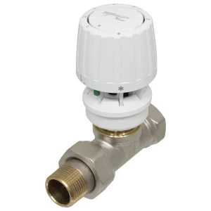 Термостатический комплект для радиатора прямой Danfoss 1/2" с термостатической головкой для однотрубной системы 18305540 STLM-2109766