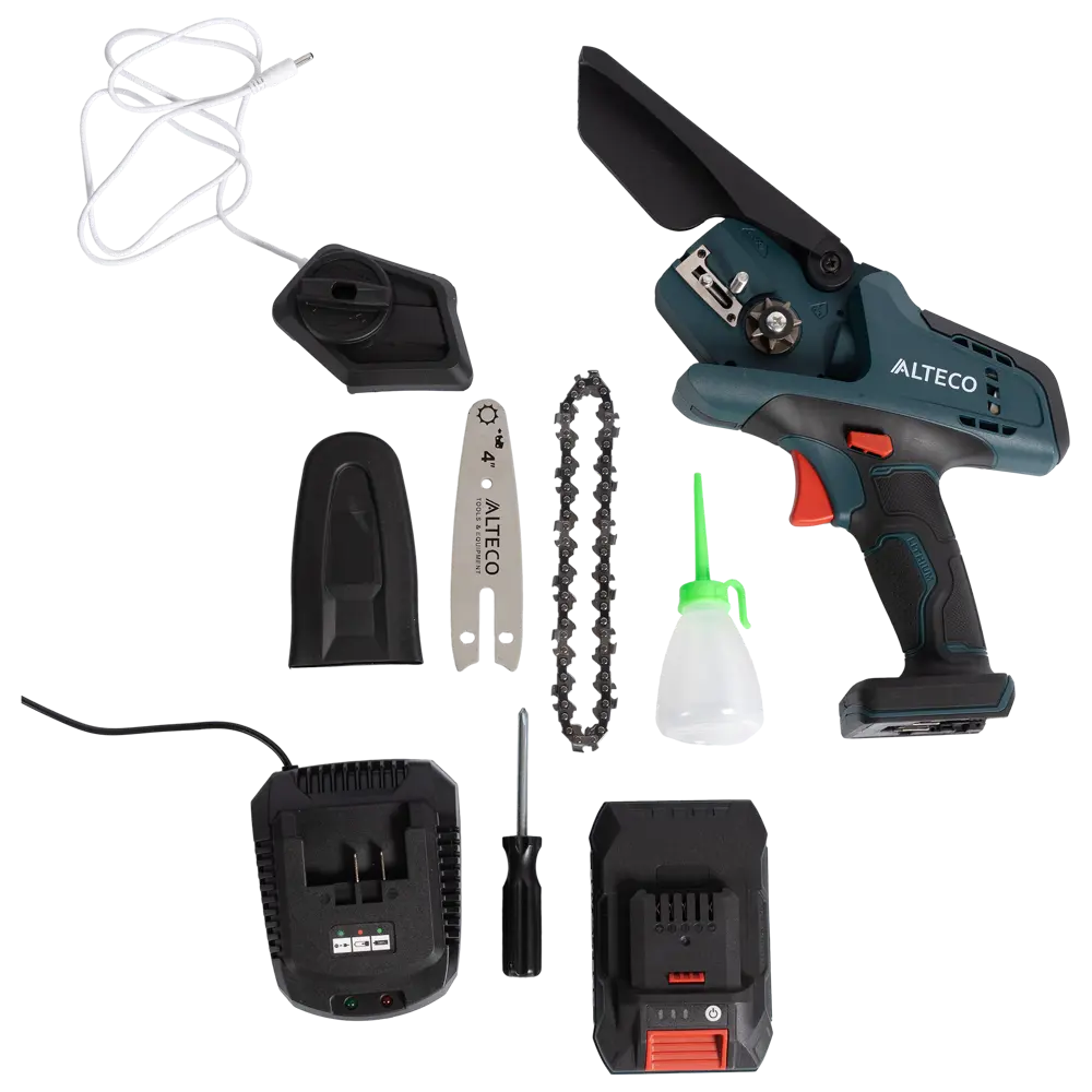 Аккумуляторная цепная пила Alteco CCMS2010 для точной распиловки 89363396 STLM-1573766 - Вид №1