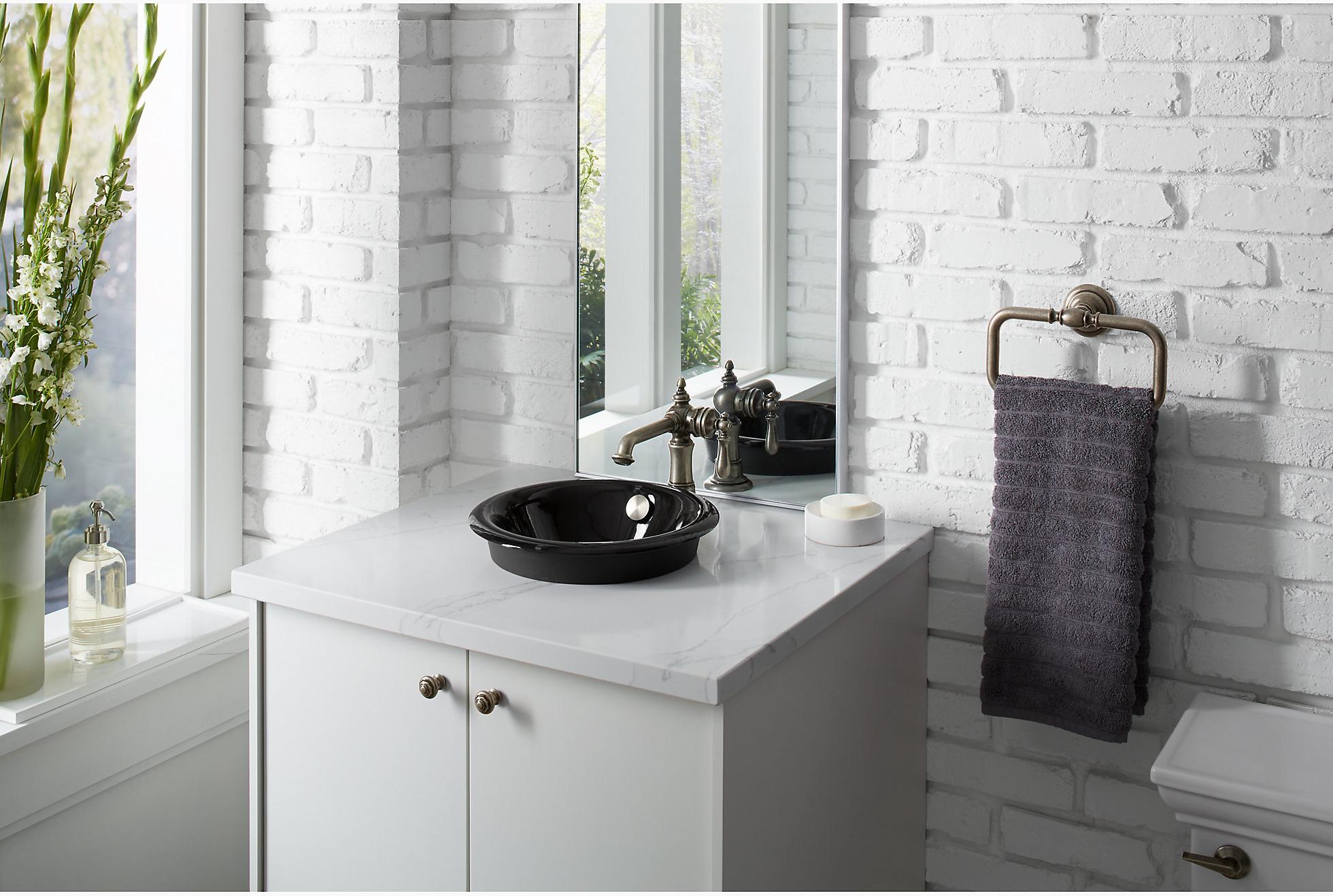 KOHLER Круглая встраиваемая раковина Iron Plains / под столешницу K-20211-K4  - Вид №2