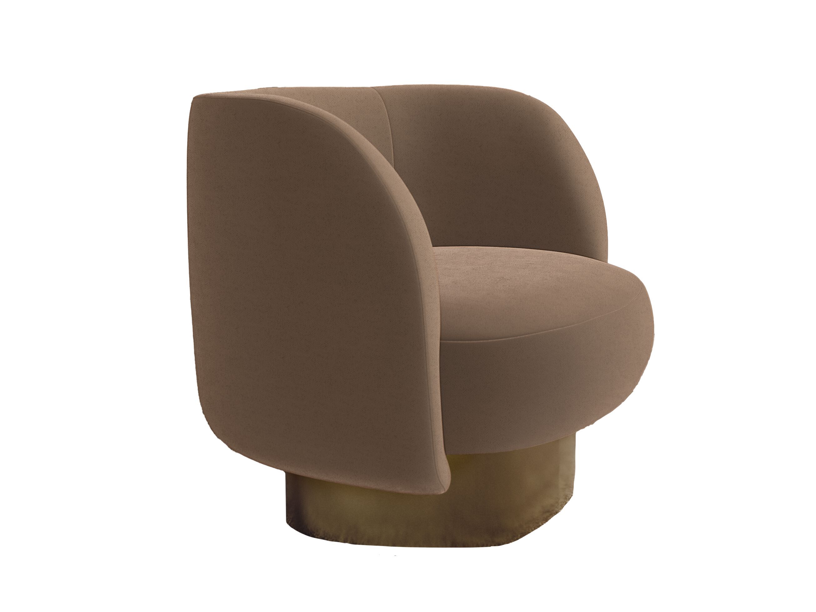 Кожаное вращающееся кресло Bontempi Casa DORIS ARCH-00015584