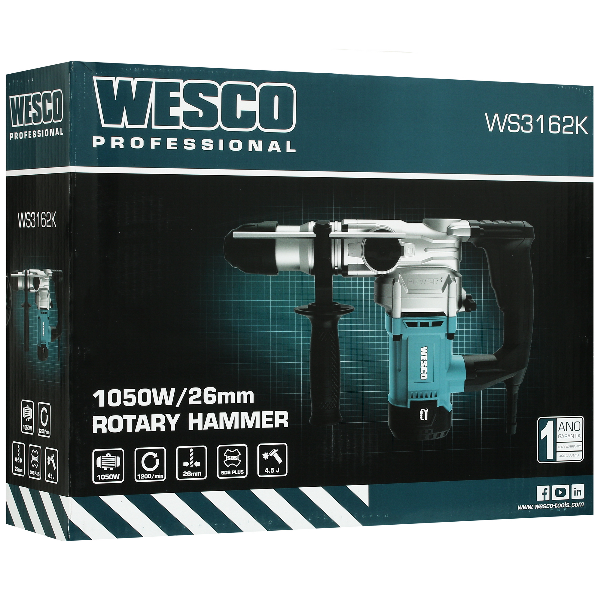 Перфоратор Wesco WS3162K 5094311 STDN-0123246 - Вид №7