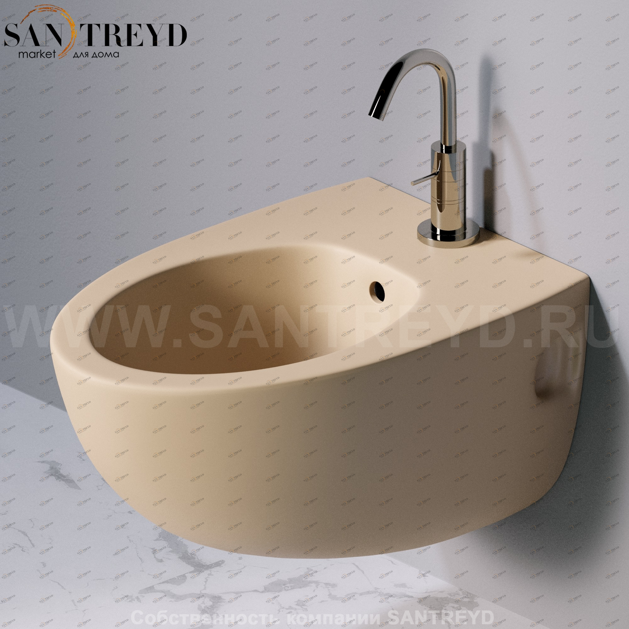 S512131 Биде подвесное OVAL A. e T. Italia AeT ITALIA