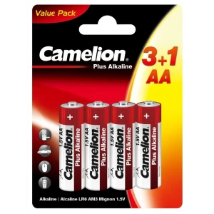 Батарейка Camelion алкалиновая LR6 AA 4 шт.