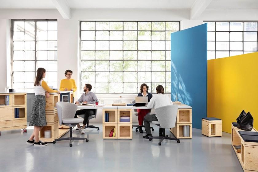 BENE Многофункциональное рабочее место из фанеры для открытого пространства Pixel sun-id-1443529 - Вид №21