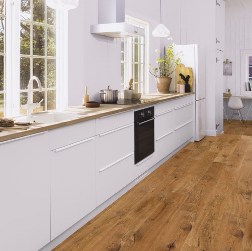 Массивная доска Boen Solid Plank Historical 187 Live Natural Дуб Натур (Гладкая) 800-2220х187 мм EHCCVKWD - Вид №2