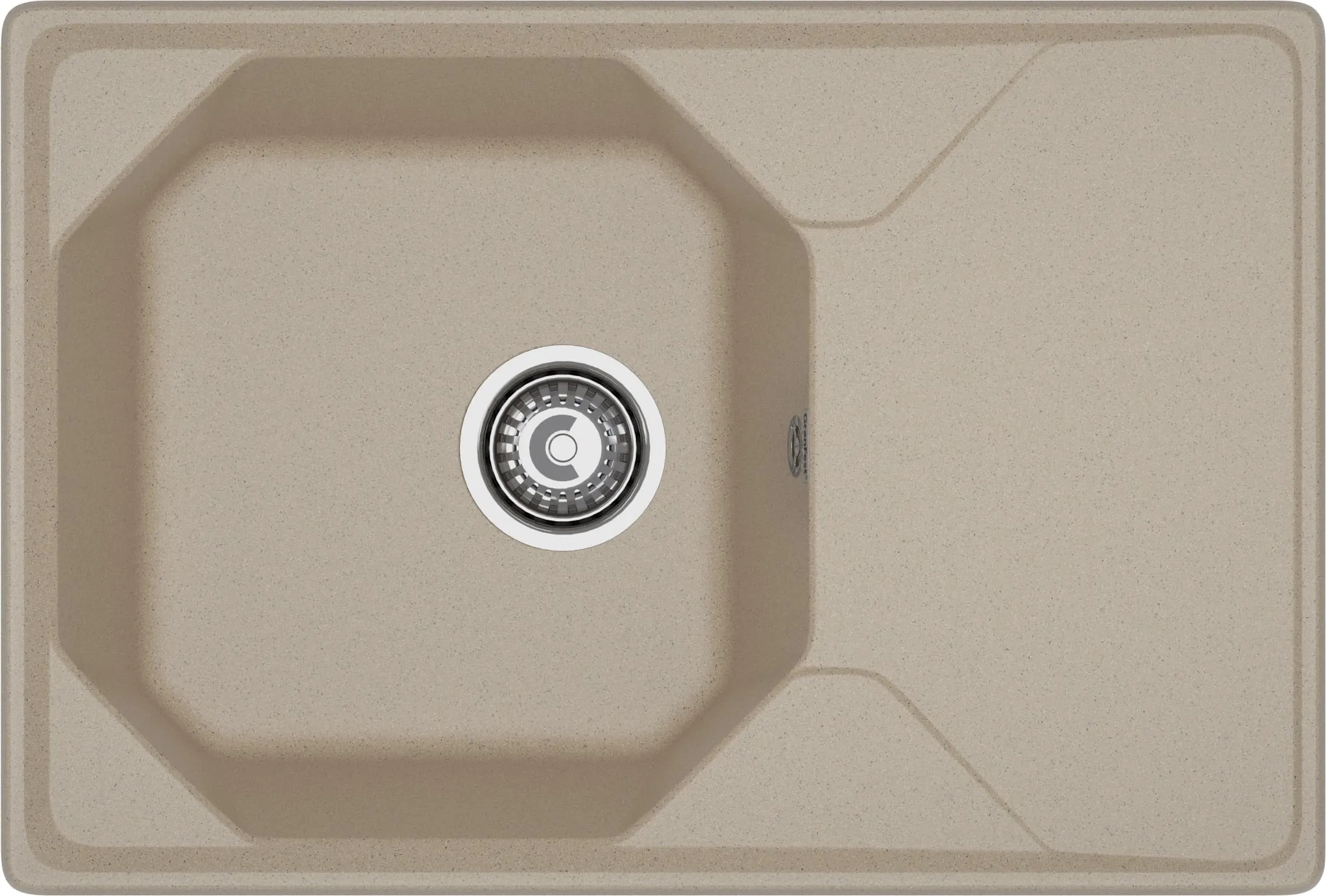 Кухонная мойка Искусственный камень UNIQUE S184 GranFest U-740L-S184