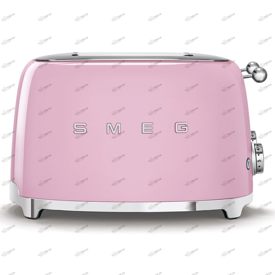 Тостер на 4 ломтика TSF03, розовый Smeg TSF03PKEU