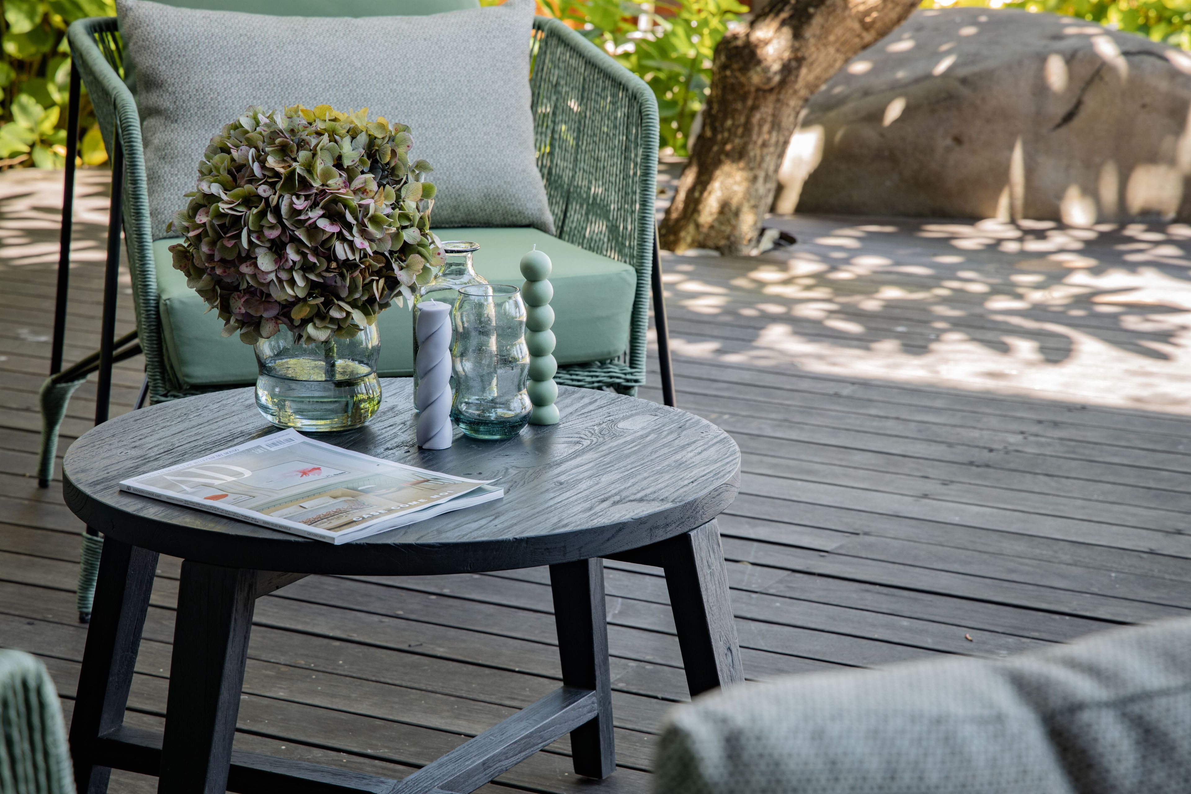 Круглый стол из тикового дерева cbdesign Serres ARCH-00010144 - Вид №3