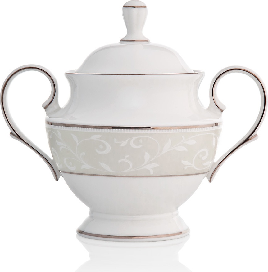 10525081 Lenox Сахарница Lenox "Чистый опал" 14,5см Фарфор костяной 