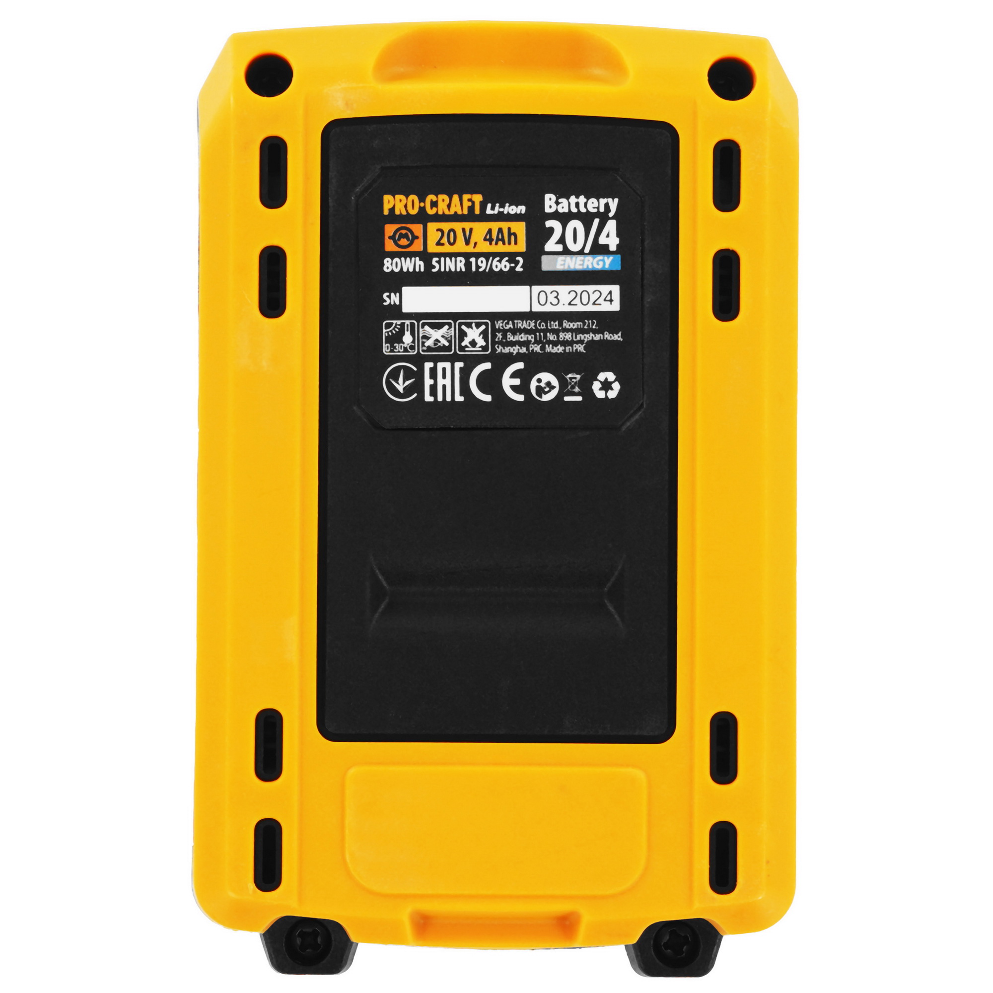 Аккумулятор Procraft BAT20/4 Energy 9293549 STDN-0127886 - Вид №2