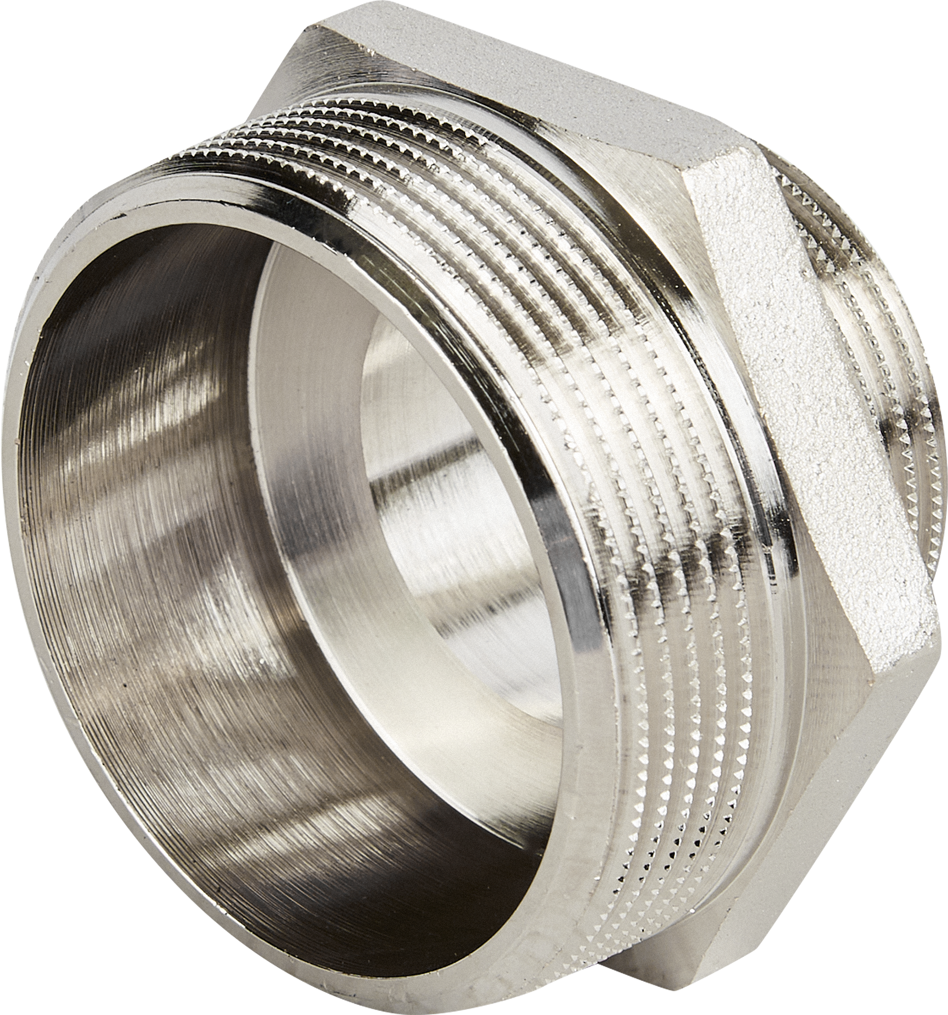 Ниппель латунный STOUT 2x1¼" наружная резьба никелированный 82238818 STLM-0022623