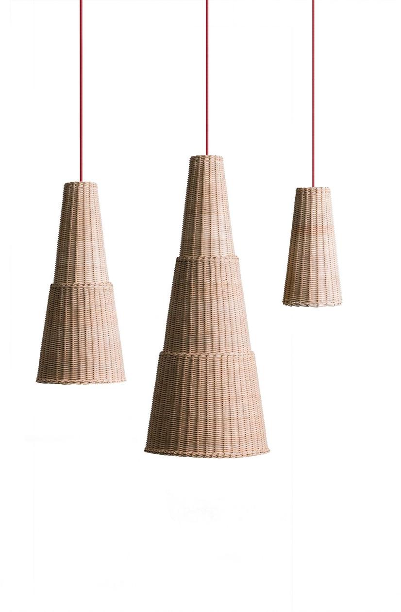 Bottega Intreccio Подвесной светильник из лозы Caratteri L006  - Вид №3