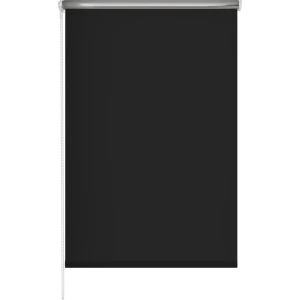 Штора рулонная блэкаут Silver 60x175 см черная