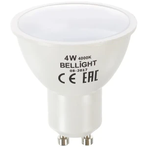 Лампа светодиодная Bellight MR16 GU10 4Вт 270 Лм свет холодный белый 18706319 STLM-2084962