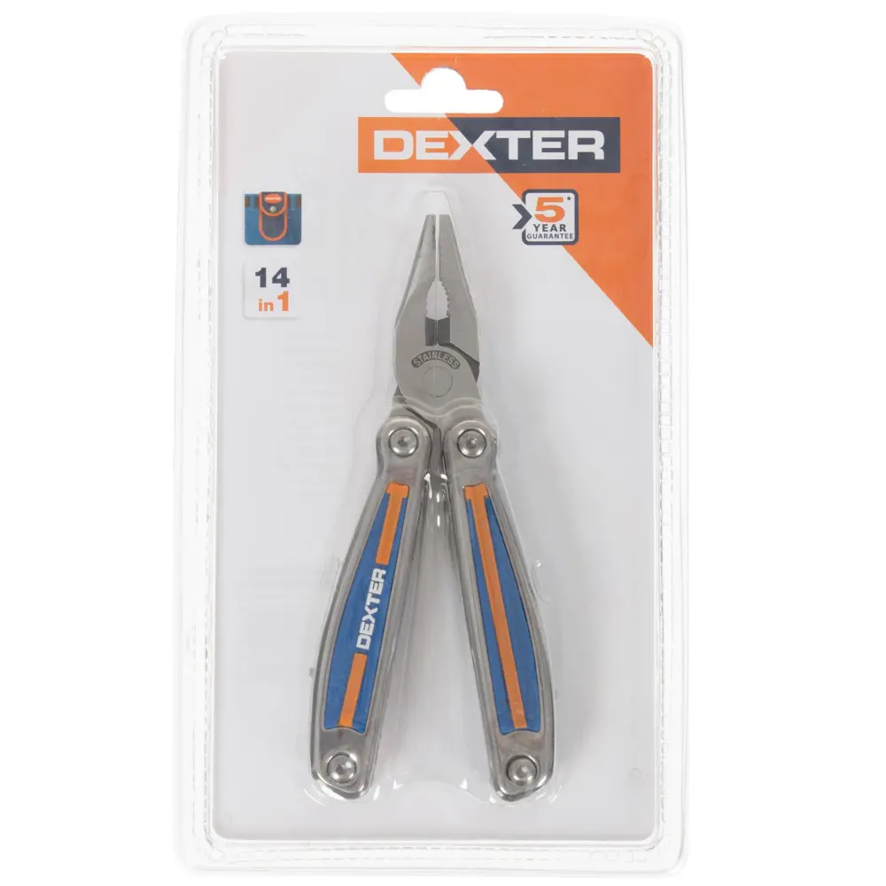 Мультитул-пассатижи Dexter LRM8030 14 функций STLM-2147901 - Вид №6