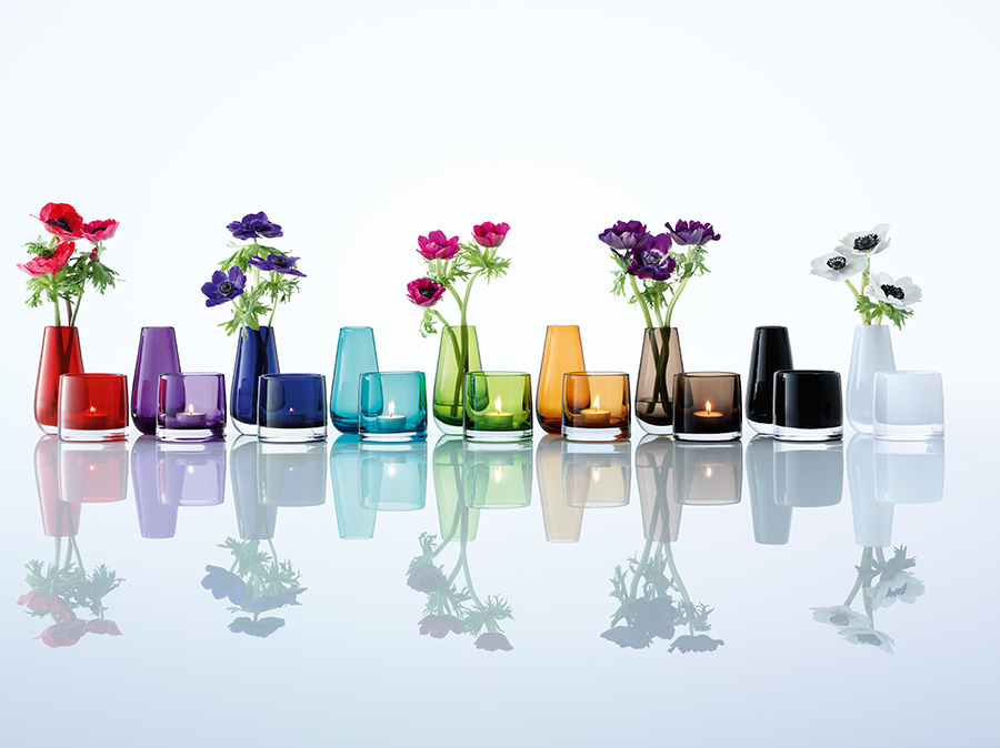 Ваза в форме бутона flower colour 14 см белая LSA INTERNATIONAL - 253384 Белый  - Вид №2