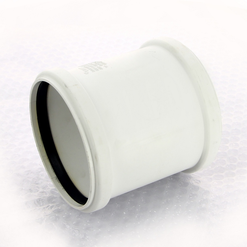 Муфта двухраструбная надвижная Rehau 110 с уплотнительным кольцом 121494 - Вид №3