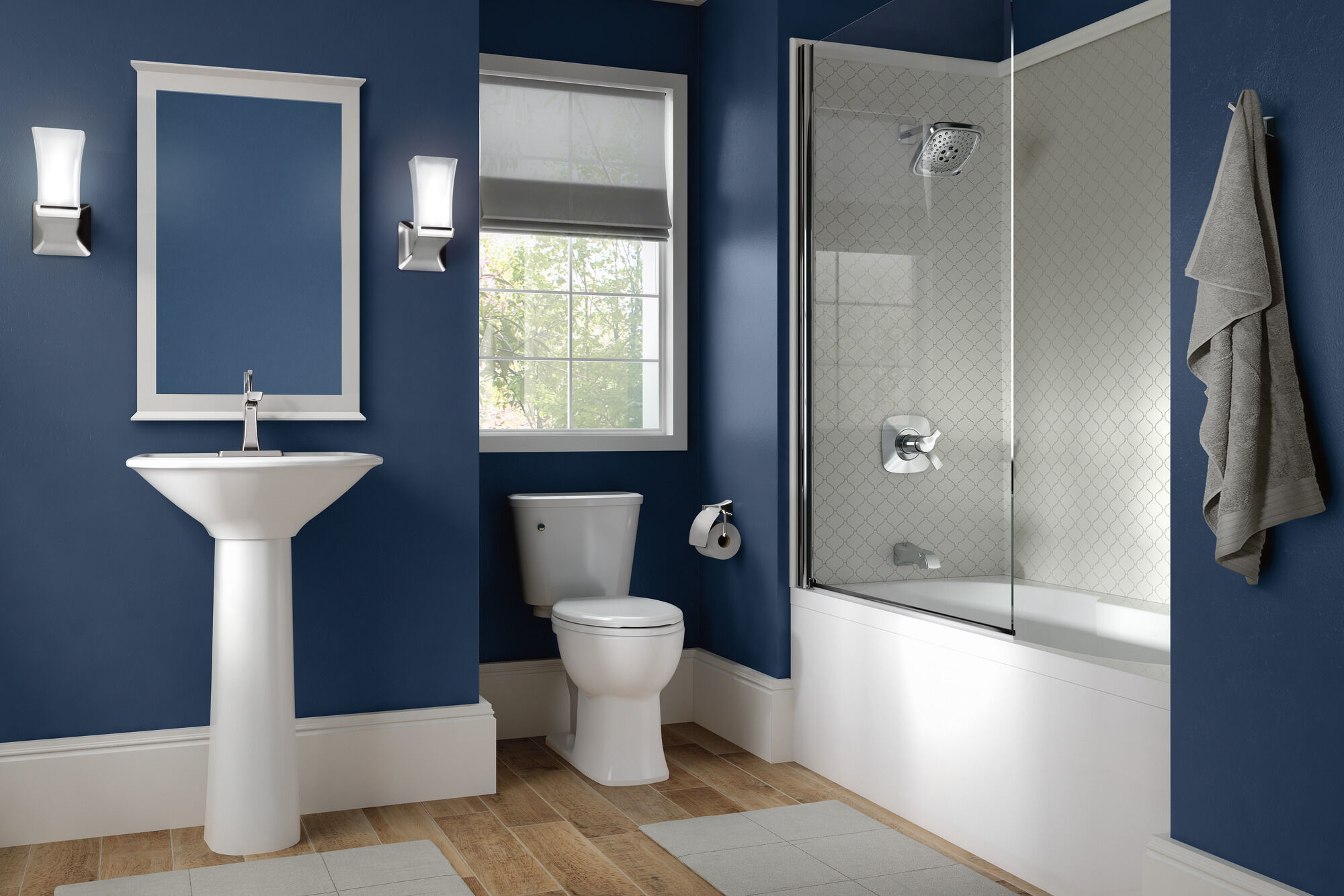 752500-PN Держатель салфеток со съемной крышкой Delta Faucet Tesla Полированный никель - Вид №1