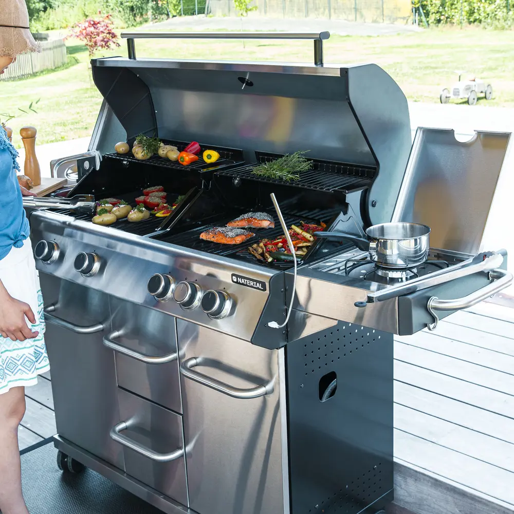 Газовый гриль Naterial Hudson 4 конфорки STLM-2126804 - Вид №45