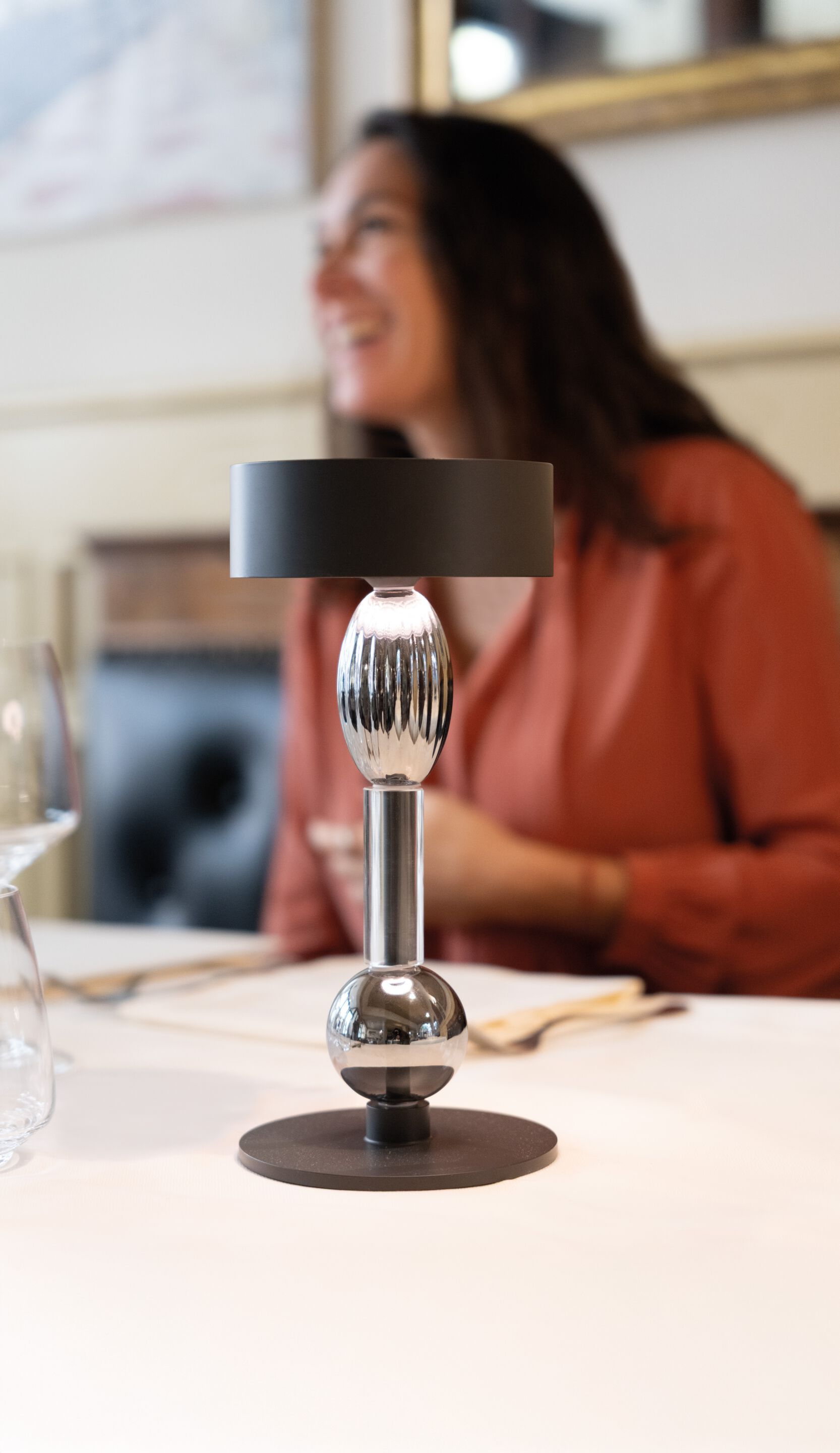 Алюминиевая аккумуляторная батарея настольная лампа Zafferano ROYAL FAMILY WI-FI ARCH-00037954 - Вид №14