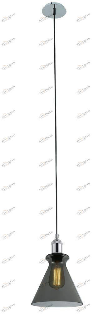 Подвесной светильник Crystal Lux Campanella SP1 Smoke CRYSTAL LUX CAMPANELLA 086496 Серый 