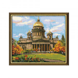 0923 Набор для вышивания Исаакиевский собор 46 х 40 см RIOLIS Сотвори Сама