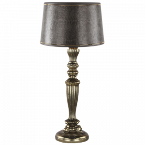 32116,34057 Настольная лампа Богемия Бронза Тюссо Игуана Шоколад BOGACHO