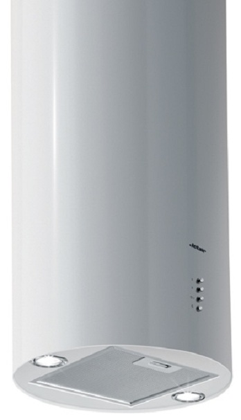 1106589 Вытяжка островная Jetair PIPE ISLAND WH/A/43 белый STDN-0002420