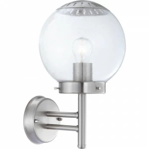 Уличный настенный светильник 33х22х20 см никель Bowle II 3180 GLOBO BOWLE II 00-3895557 Никель
