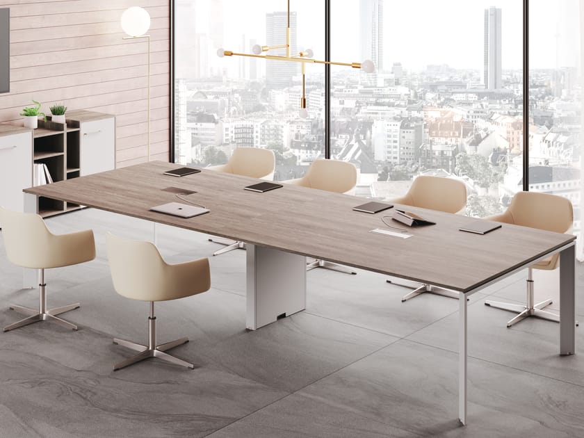Прямоугольный стол для совещаний с системой люверсов CUF Milano Bramante ARCH-00035145