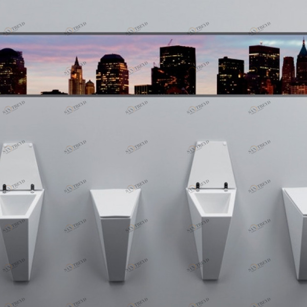 25KR Настенный писсуар, уринал с мушкой Olympia Ceramica Urinal