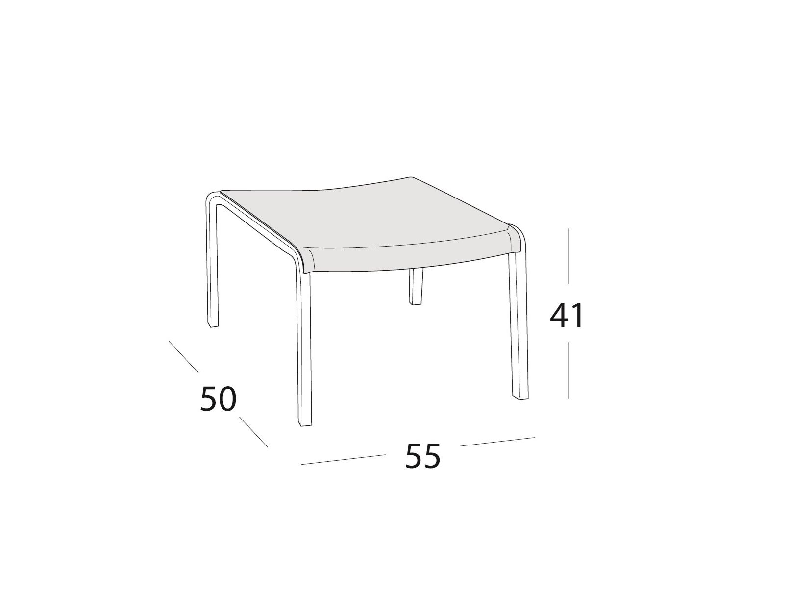 Алюминиевый садовый пуф Roberti Samba Rio ARCH-00135442 - Вид №2