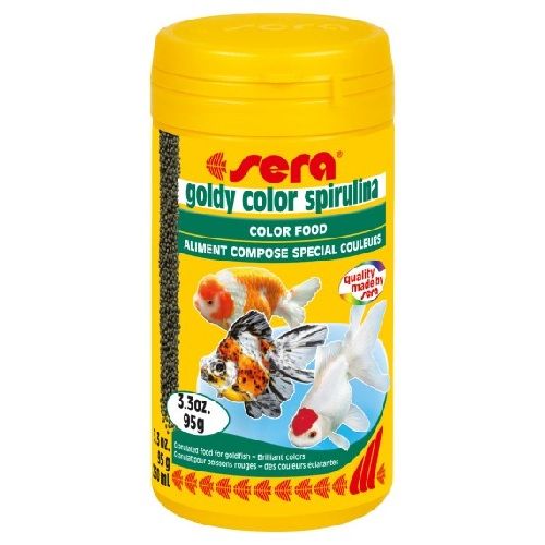 Т0056303 Корм для рыб ГОЛДИ КОЛОР СПИРУЛИНА 250мл SERA 