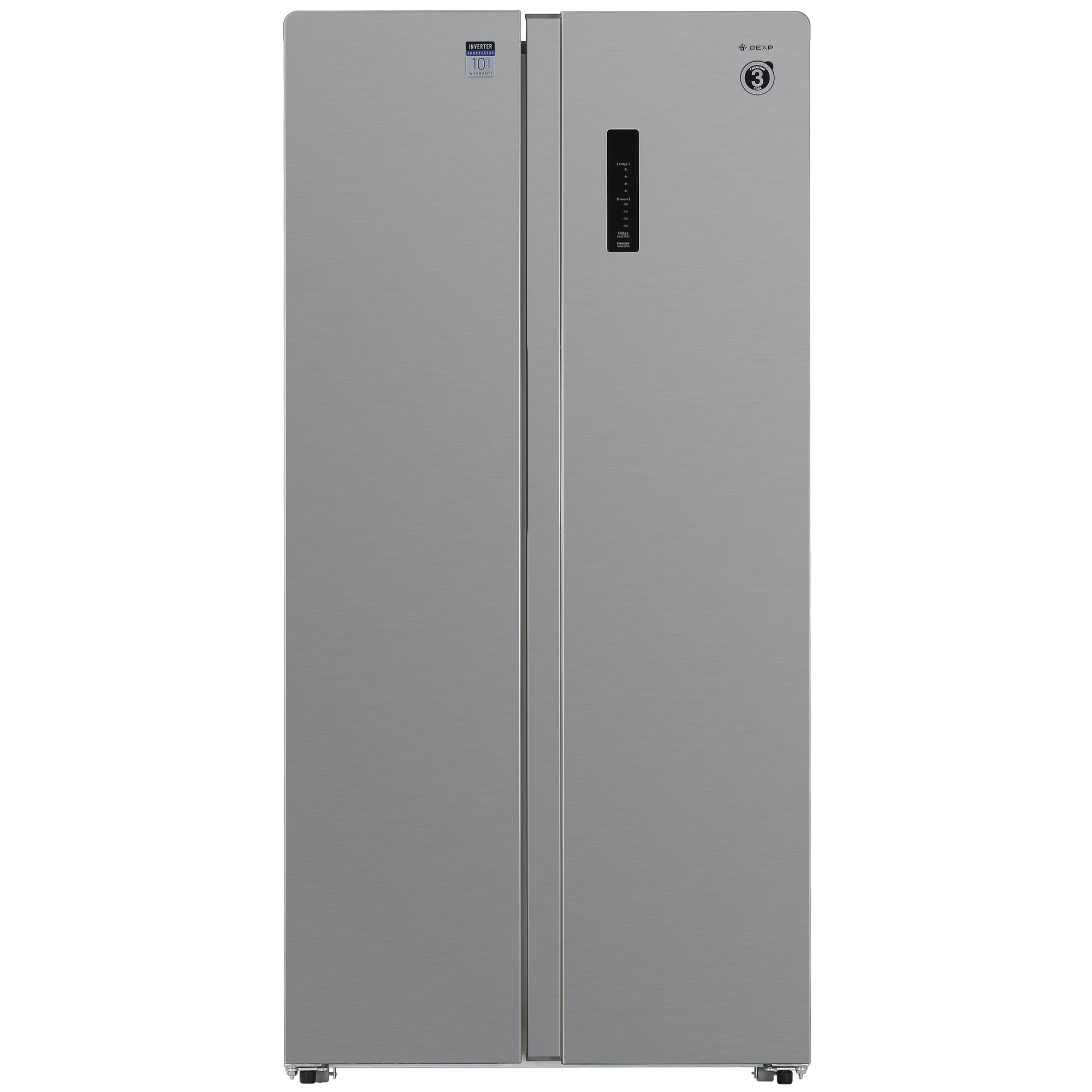 5400705 Холодильник Side by Side   DEXP SBS4-59AKA серебристый STDN-0010939 - Вид №2
