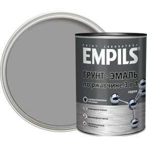 Грунт-эмаль по ржавчине 3в1 Empils PL гладкая цвет серый 0.9 кг