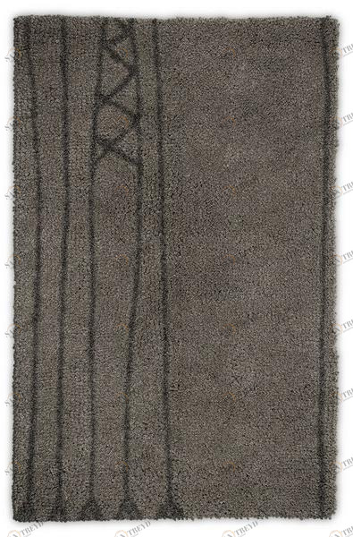 BRABBU Прямоугольный шерстяной коврик sun-id-1352182