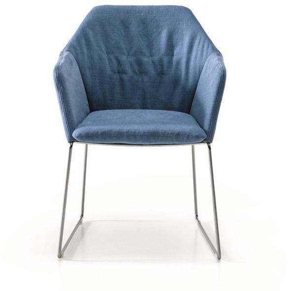 Saba Italia Стул с обивкой и подлокотниками New york sun-id-1385624 - Вид №1