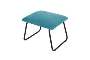 90585814 Оттоманка Alex 40х37 см металл бирюзовый STLM-0295891 BRADEX HOME