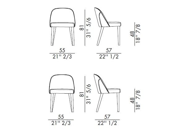 Кожаный мягкий стул EFORMA Manta ARCH-00065759 - Вид №3