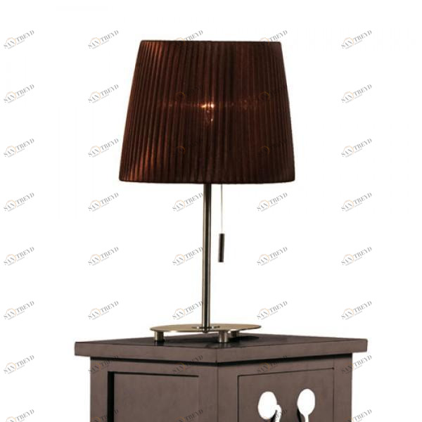 Настольная лампа Citilux Шоколадный CL913812 CITILUX КЛАССИЧЕСКИЕ 191090 Коричневый;хром 