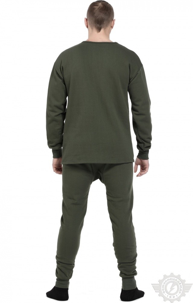 63132 Нательное белье зимнее оливковое  Толстовки, рубашки, футболки, тенниски размер 48-50 Спецодежда  - Вид №6