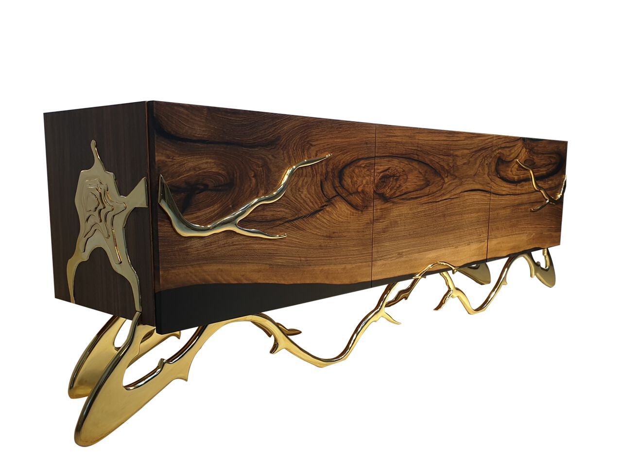 Шкаф для телевизора из орехового дерева и смолы с ящиками Legnor LEG2408770 / LEG2408772 ARCH-00117407 - Вид №2