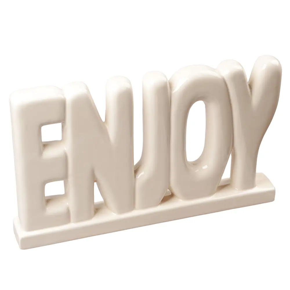 Керамическая фигура Dream River Enjoy в бежевых тонах для уютного интерьера 89432367 STLM-1575975 - Вид №1