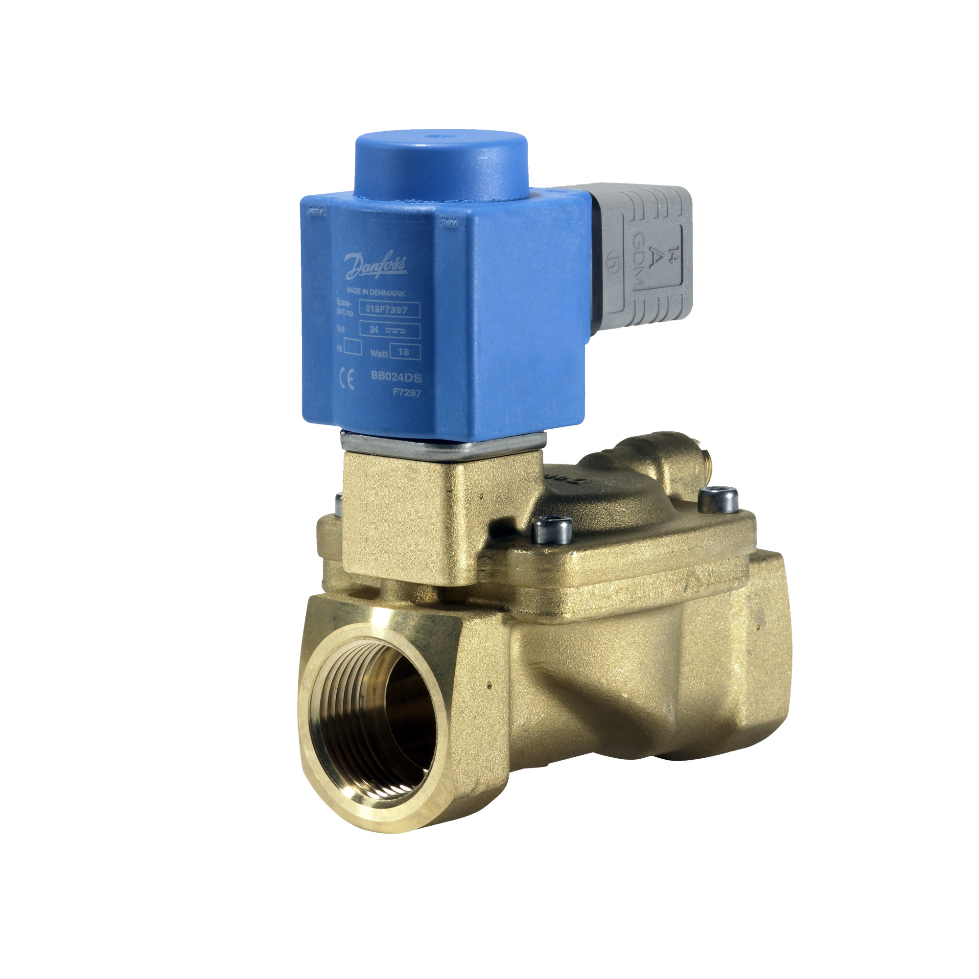 Danfoss EV220B — двухходовые электромагнитные клапаны для общей промышленности Клапан электромагнитный EV220B с кат. 032U453002  - Вид №37