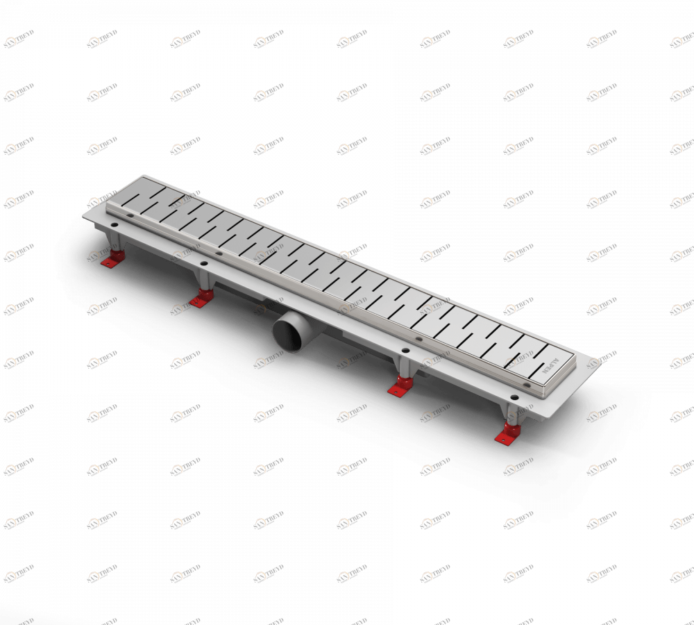 Водоотводящий желоб ALPEN Medium ALP-750MN с рамкой 