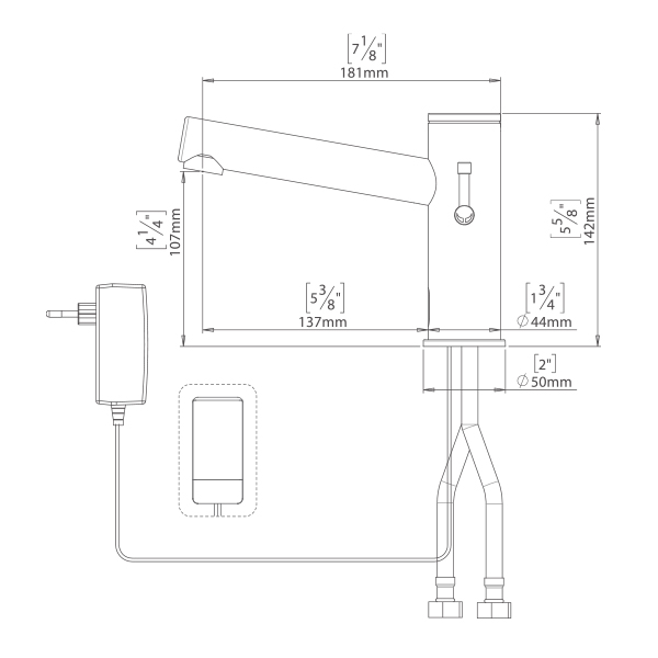 236550/650 Бесконтактный кран Elite 1000 л stern  - Вид №1