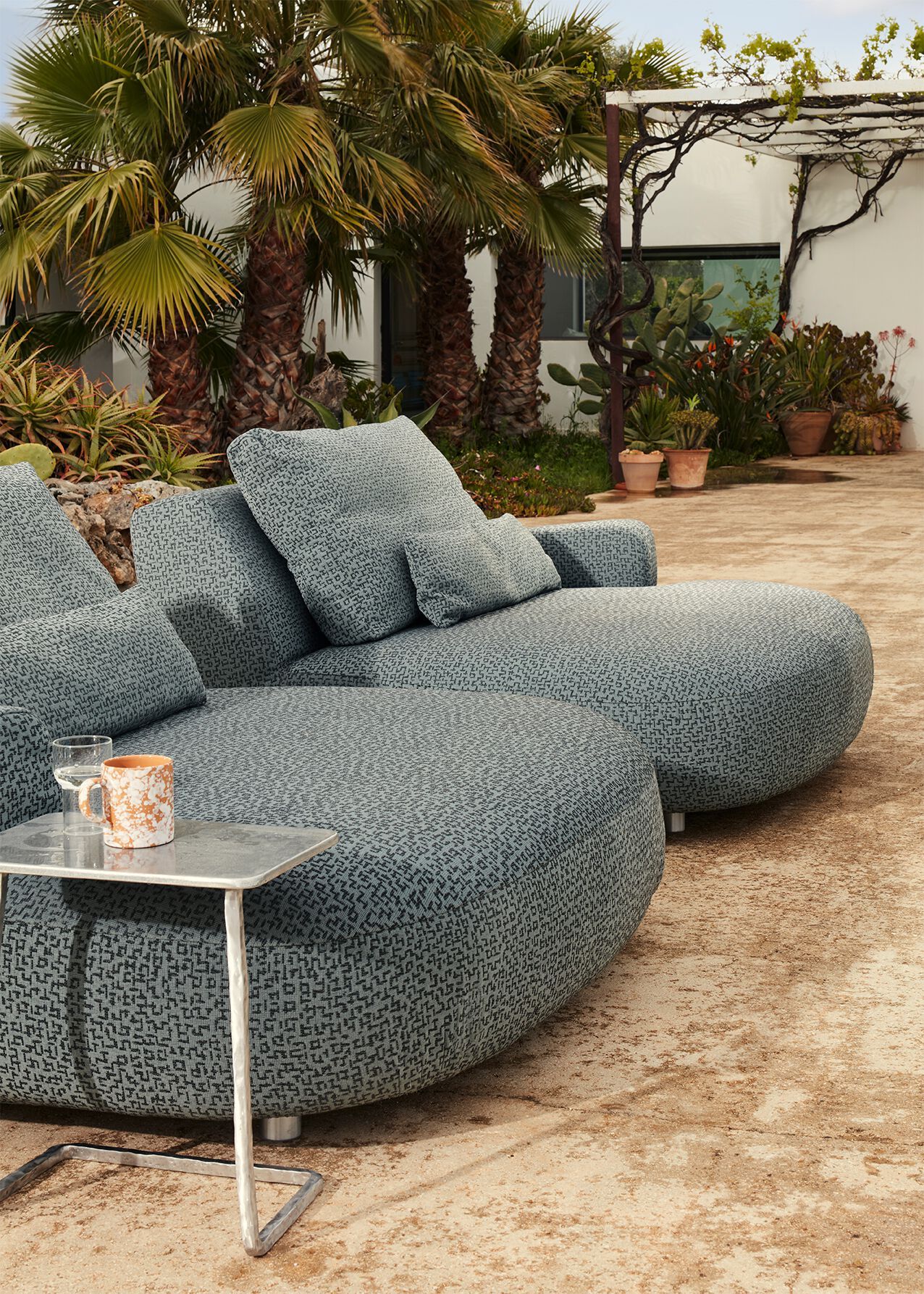 Тканевый модульный садовый диван Exteta Moonlight ARCH-00030262 - Вид №9