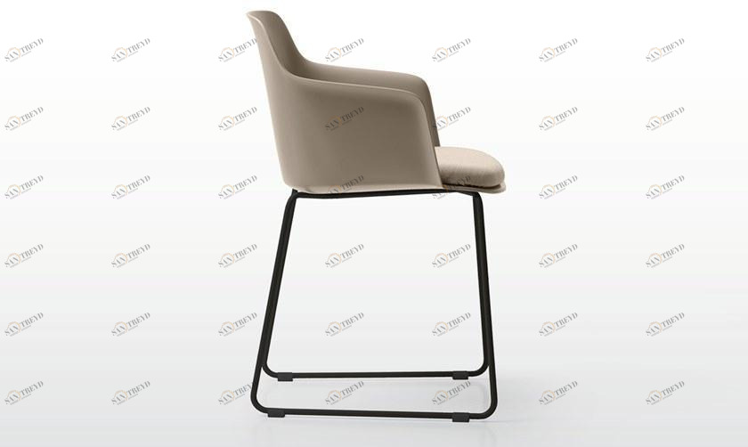 Quinti Sedute Полипропиленовый стул с салазками и подлокотниками Deep plastic sun-id-1508406